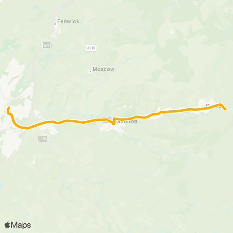 Stagecoach West Scotland Kilmarnock Bus Station - Loudon Avenue map