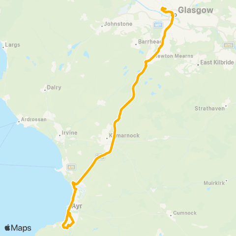 Stagecoach West Scotland Buchanan Bus Station - Ayr Bus Station map