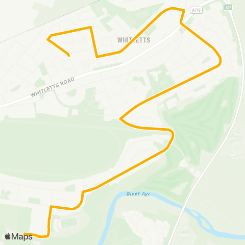 Stagecoach West Scotland Craigie House - Mclean Street map