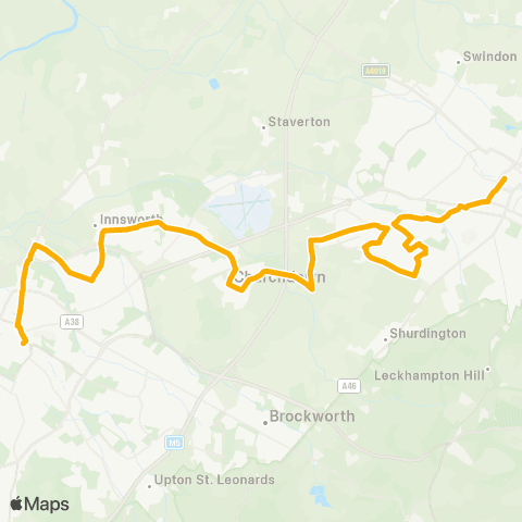 Stagecoach West Promenade - Transport Hub Arrival map