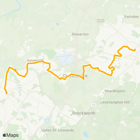 Stagecoach West Transport Hub - Promenade map