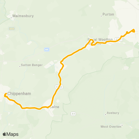Stagecoach West Fleming Way - Rail Station Forecourt C map