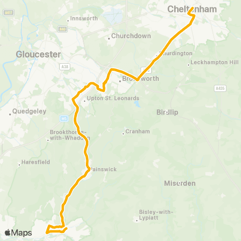 Stagecoach West Merrywalks - Promenade map