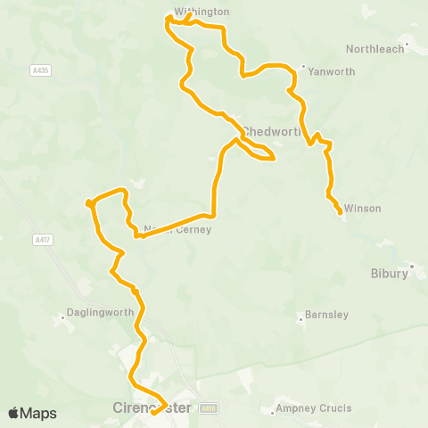 Stagecoach West Village Turn - The Forum map
