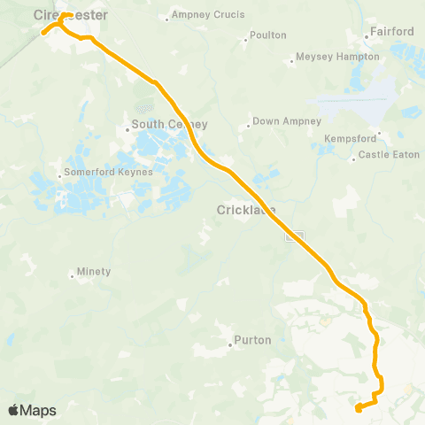 Stagecoach West Fleming Way - Bingham House map