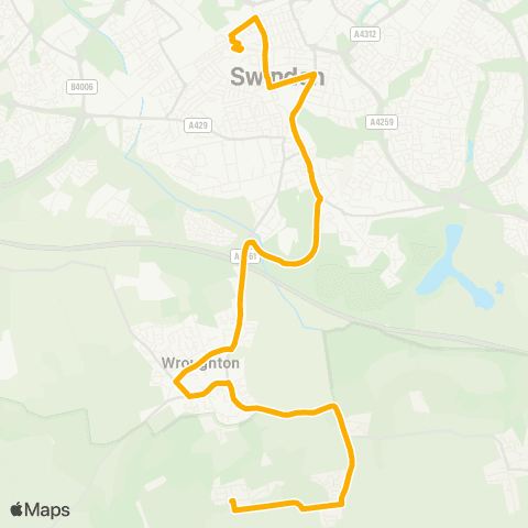 Stagecoach West Thorney Park - Fleming Way map