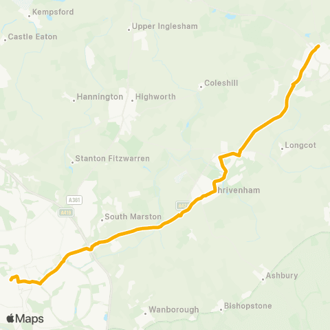 Stagecoach West Market Place - Fleming Way map