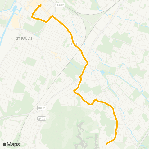 Stagecoach West Clarence Street - Caledonian Road map