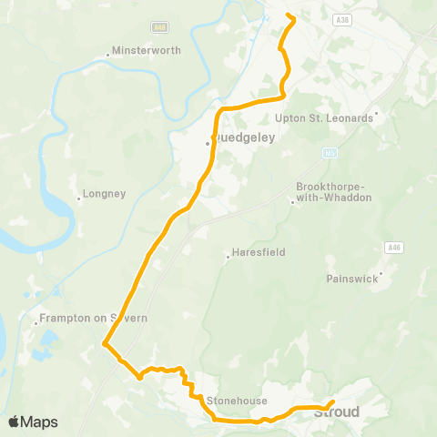 Stagecoach West Transport Hub - Merrywalks map