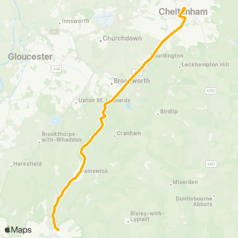 Stagecoach West Promenade - Merrywalks map