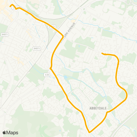 Stagecoach West Transport Hub - Coney Hill Road map