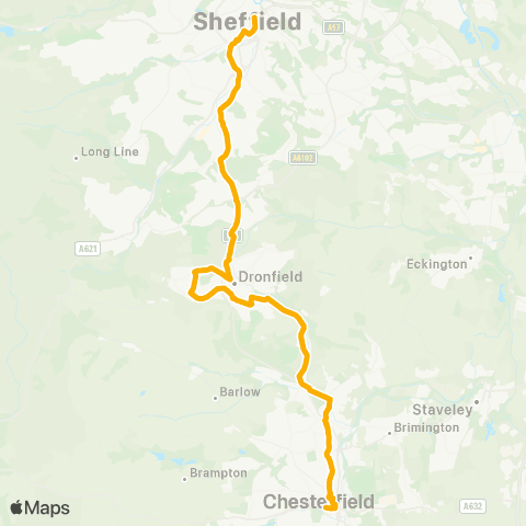 Stagecoach Yorkshire New Beetwell Street - Flat Street / Fs3 map
