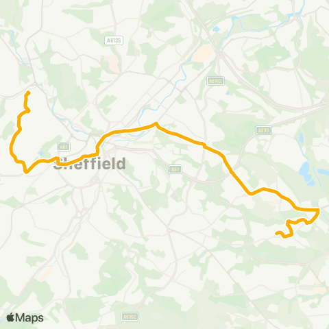 Stagecoach Yorkshire Chapel St / Stradbroke Rd - Heavygate Av / Heavygate Rd map