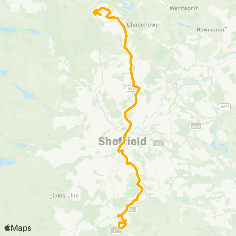 Stagecoach Yorkshire Stephenson Place - W St Turning Circle map