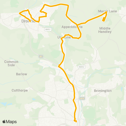 Stagecoach Yorkshire Cavendish Street Stop T2 - Civic Centre map