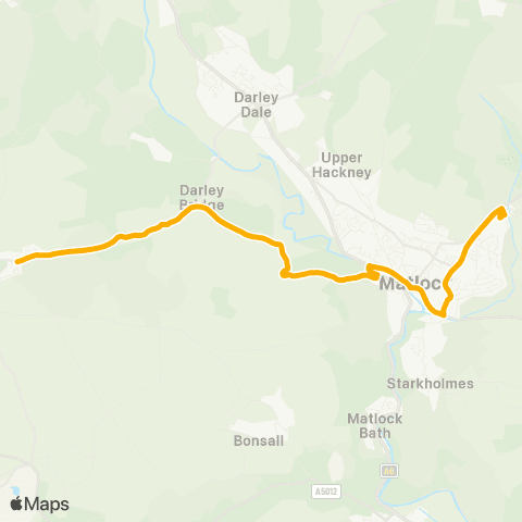 Stagecoach Yorkshire Hall - Highfields Upper School map