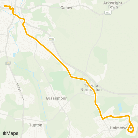 Stagecoach Yorkshire Coach Station - Hardwick View Road map