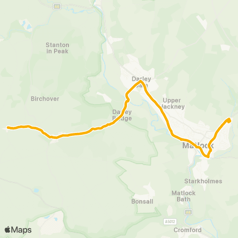 Stagecoach Yorkshire Duke of York - Highfields Upper School map