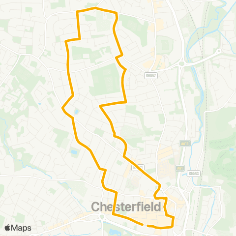 Stagecoach Yorkshire New Beetwell St - New Beetwell St map