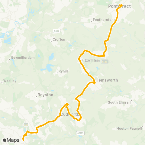 Stagecoach Yorkshire New Beetwell St - New Beetwell St map