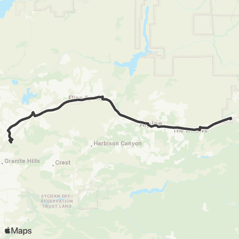 MTS East County Square - Viejas map