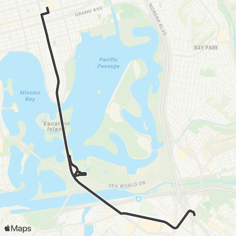 MTS Old Town - Jewell & Garnet map