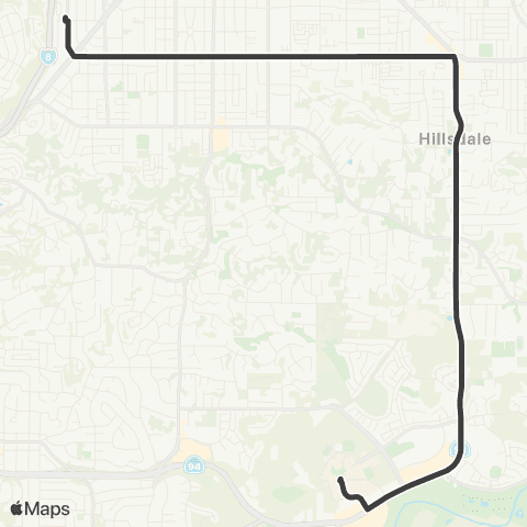 MTS El Cajon TC - Cuyamaca College map