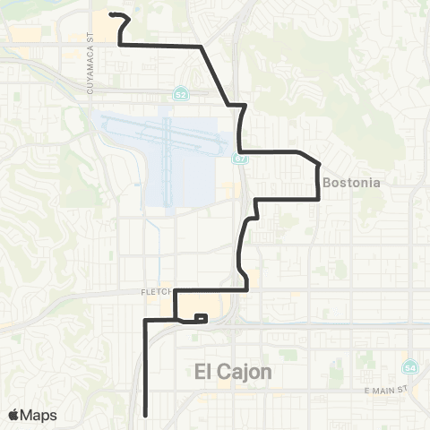 MTS Santee Center - Parkway Plaza map