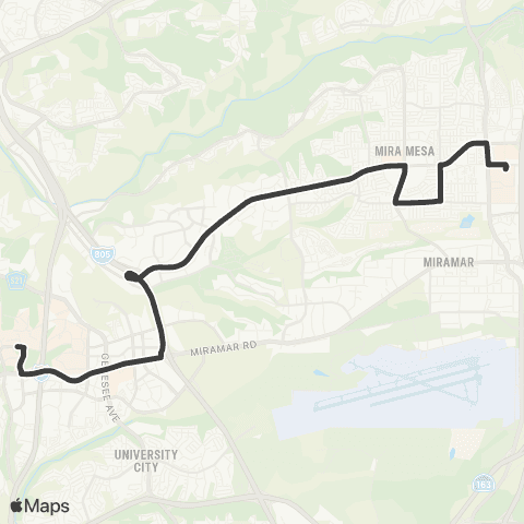 MTS UTC - Miramar College map