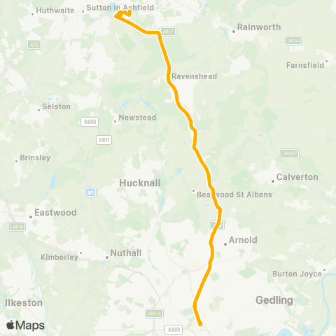 Stagecoach East Midlands Victoria Bus Station - Glenair map