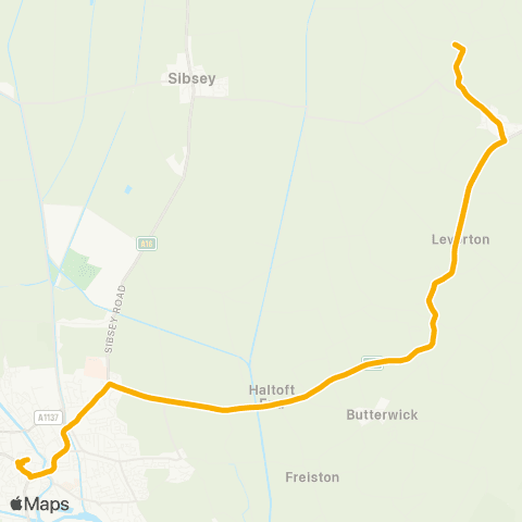 Stagecoach East Midlands Bus Station - Bakkavor Factory map