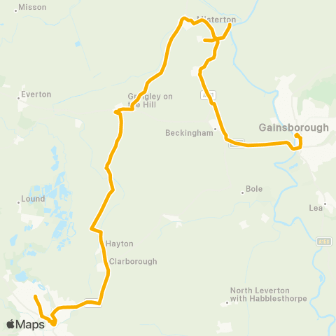 Stagecoach East Midlands Bus Station - Retford Bus Station map
