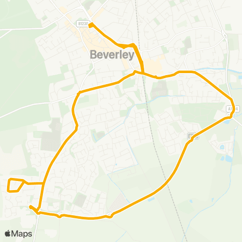 Stagecoach East Midlands Beverley Bs - Beverley Bus Station map