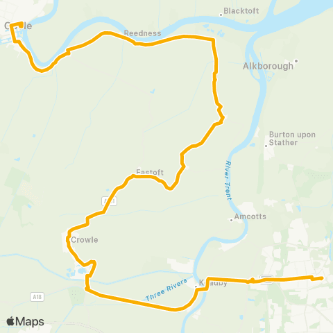 Stagecoach East Midlands Goole North Street - Bus Station map