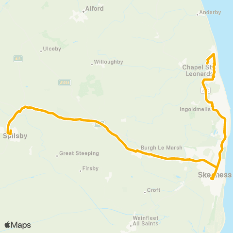 Stagecoach East Midlands St Leonards Drive - High School map