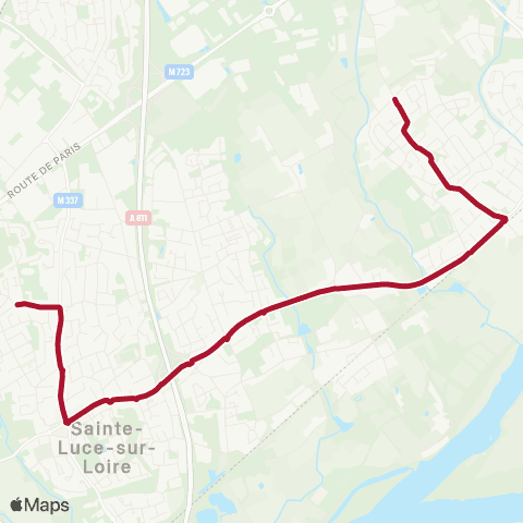 Naolib Le Halleray - Reinetière map