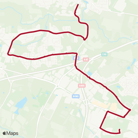 Naolib Mairie d'Orvault - Angevinière map