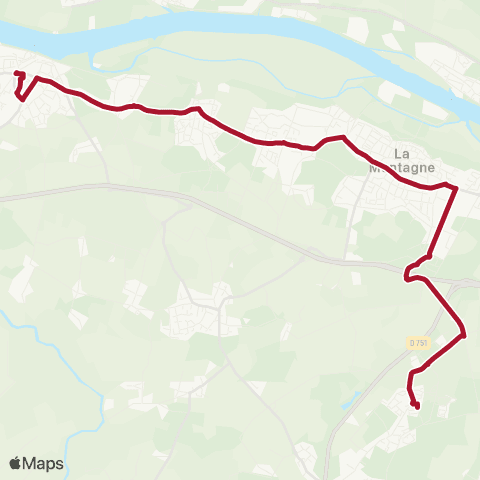 Naolib Le Pellerin - Lycée de Bouaye map