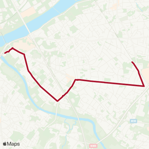 Naolib René Bernier - Pirmil map