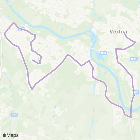 Naolib Pégers / Grande Noëlle - Vertou map