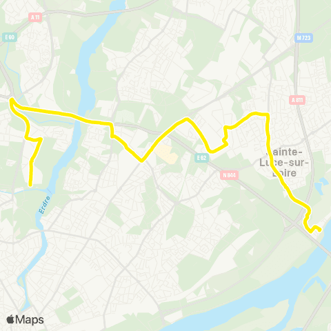 Naolib Chassay / Bellevue - Fac de Droit map