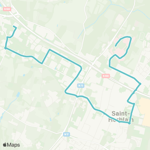 Naolib Hôpital Laënnec - Hauts de Couëron map