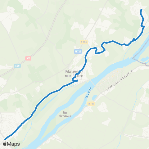 Naolib Le Cellier - Centre de Thouaré map