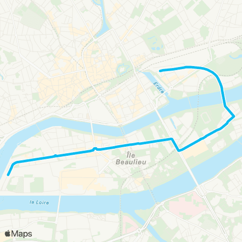 Naolib Hangar à Bananes - Gare Sud map