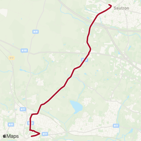 Naolib Sainte Philomène - La Ferme map