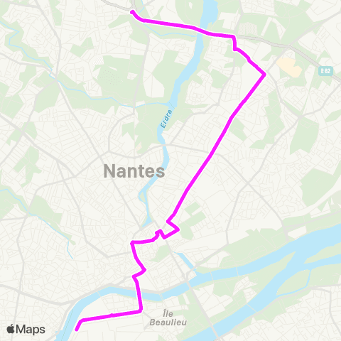 Naolib Porte de la Chapelle - Hangar à Bananes map