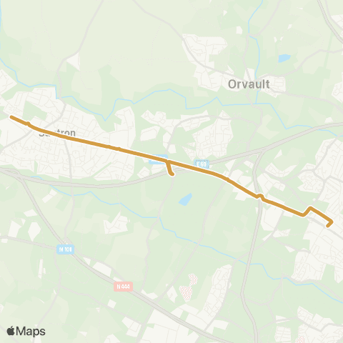 Naolib Sautron - Orvault Morlière map