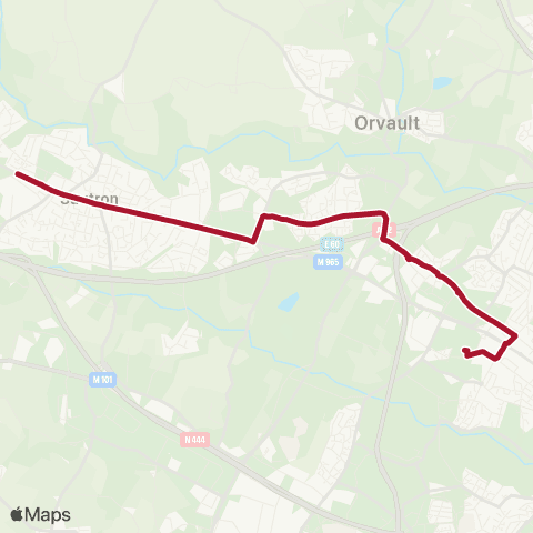 Naolib Sautron - Angevinière map