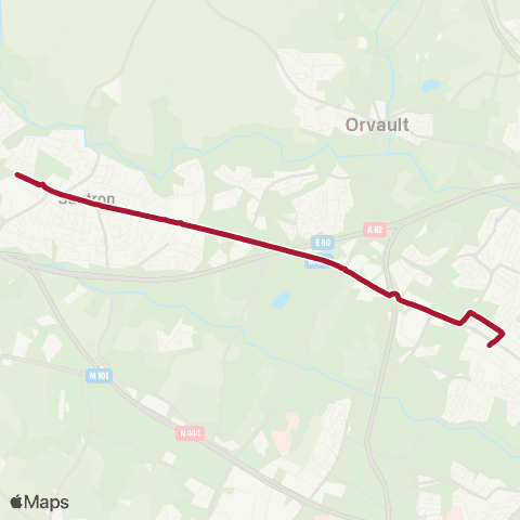 Naolib Sautron - Thébaudières map