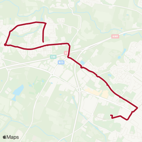 Naolib Pont Marchand - Angevinière map